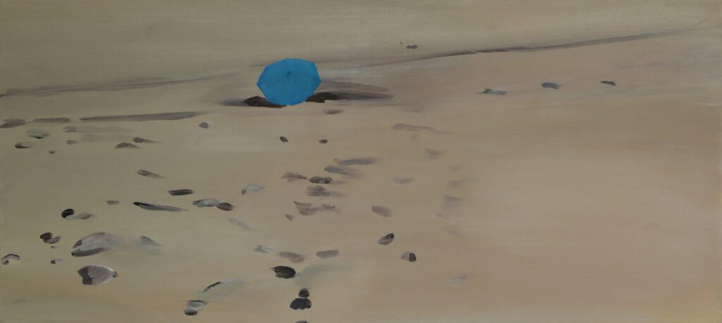 Plage, oil on canvas, 20 x 44.5 in | 51 x 113 cm