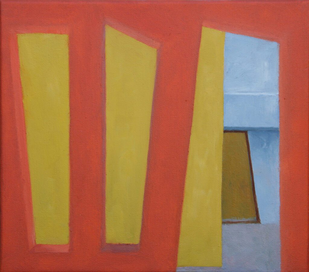 Red Yellow & Blue, oil on canvas, 8 x 9 in | 20.5 x 23 cm