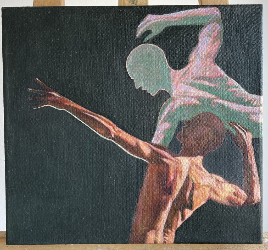Mimex, oil on canvas, 13 x 14 in | 31 x 33 cm